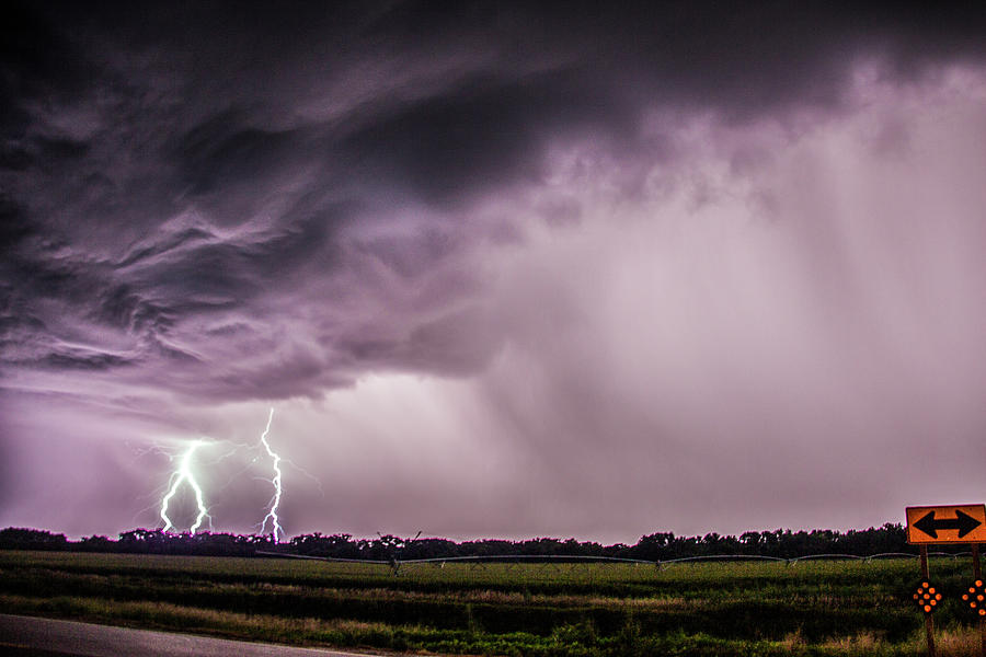 Thunderstorms on the Nebraska Kansas Border 015 Photograph by NebraskaSC