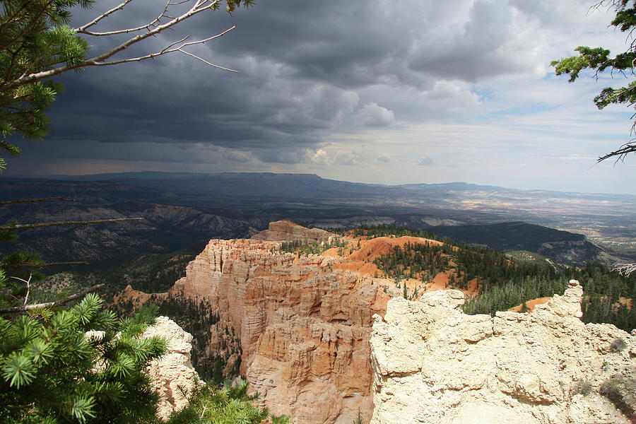 Thunderstorn Over Bryce Canyon Photograph by Christiane Schulze Art And Photography