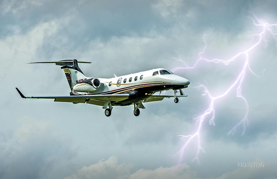 Airplane Photograph - Thunderstruck by Trenton Hill