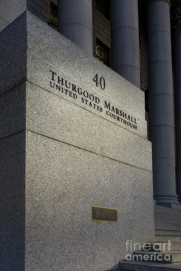 Thurgood Marshall  Courthouse 1 Photograph by Jerry Fornarotto