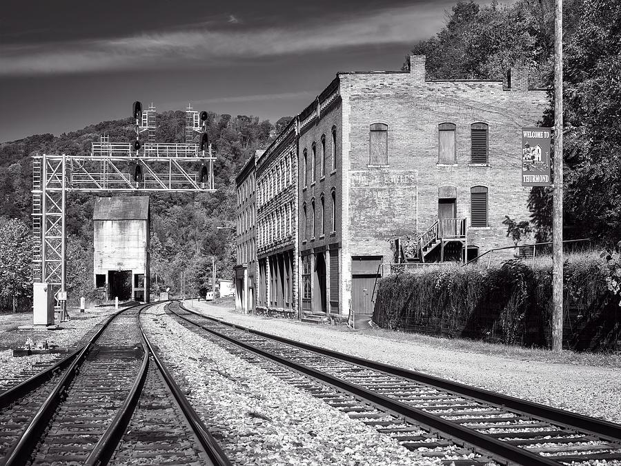 Black And White Photograph - Thurmond West Virginia by Mountain Dreams