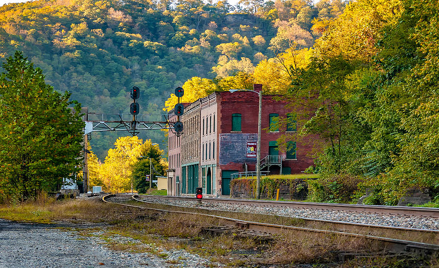 Fall Photograph - Thurmond West Virginia by Steve Harrington