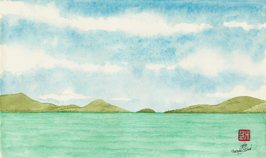 Thursday Island Painting by Joe Michelli