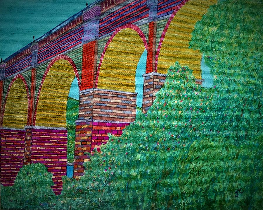 Bridge Painting - The Highbridge reimagined by John Cunnane