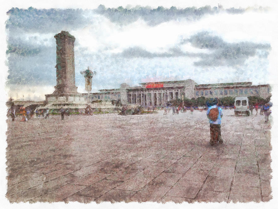 Tiananmen square in Beijing Photograph by Ashish Agarwal