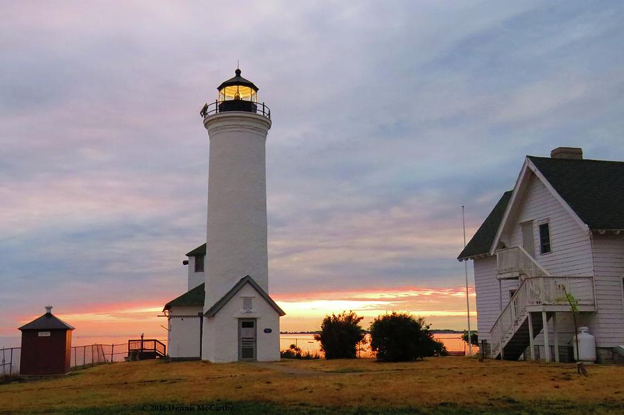 Tibbetts Point Lighthouse, July sunset Photograph by Dennis McCarthy