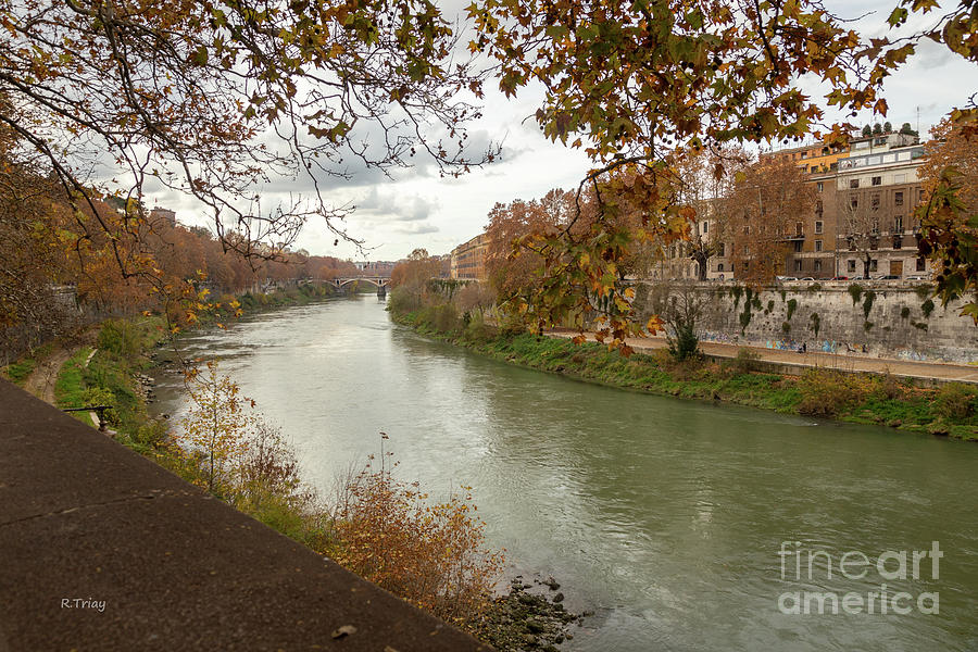 Tiber River Rome Italy Photograph by Rene Triay Photography - Fine Art ...