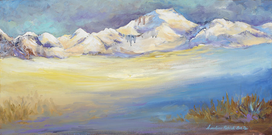 Tibet Painting by Caroline Patrick