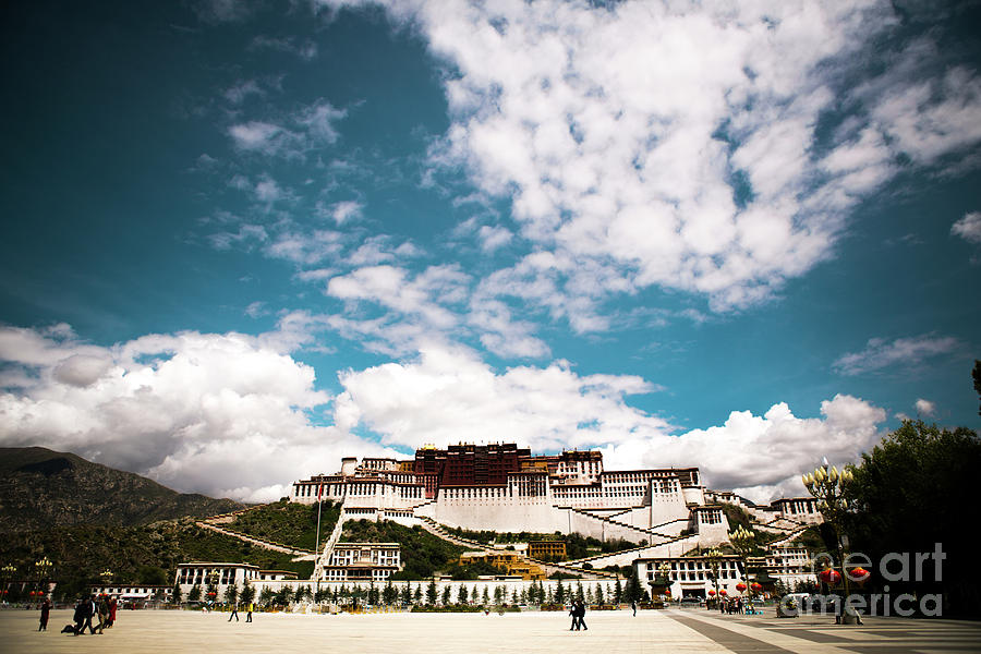 TIBET Potala Palace Dalai lama home place. Kailash Yantra.lv 2016  Photograph by Raimond Klavins
