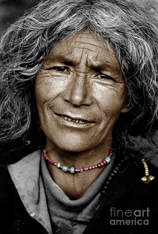 Tibetan Pilgrim - Lhasa Photograph by Craig Lovell