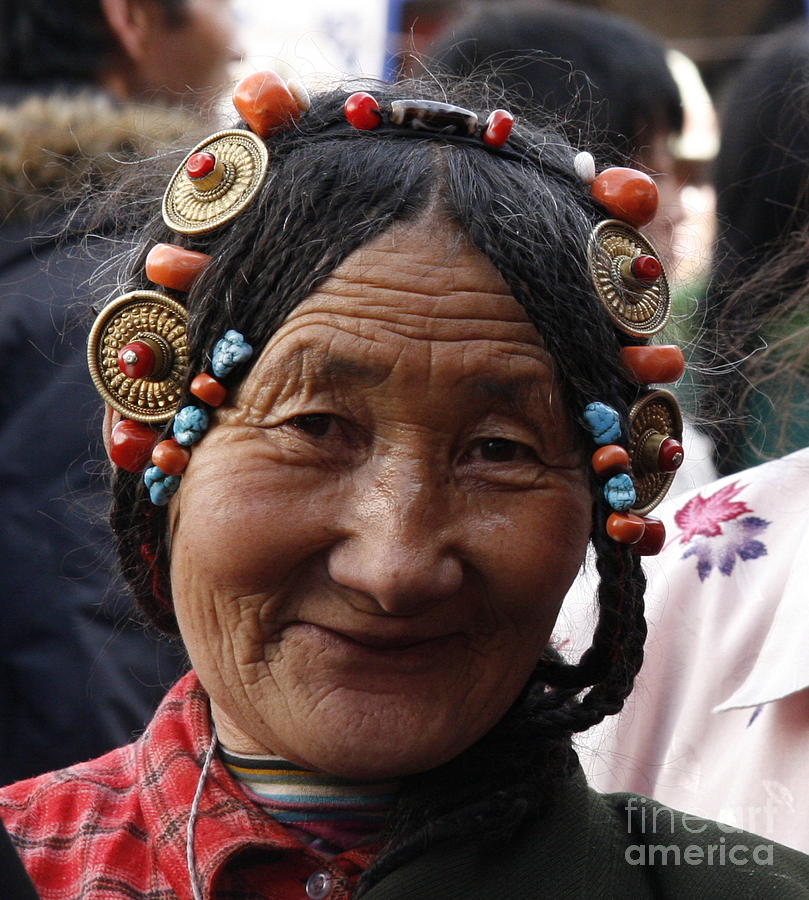 Tibetian Lady Photograph by Cindy Lathrop - Fine Art America