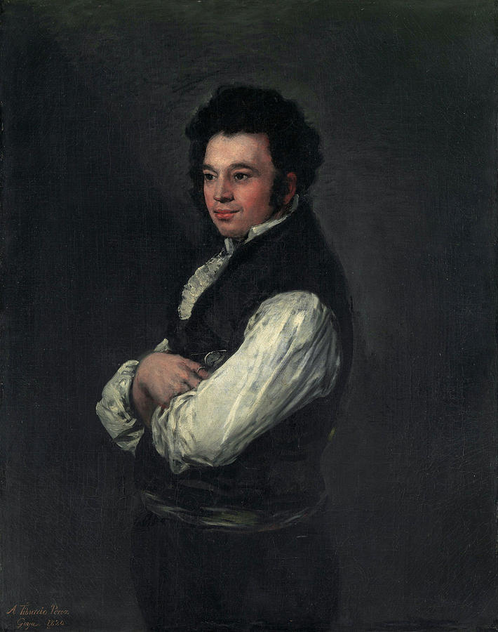 Francisco Goya Painting - Tiburcio Perez y Cuervo, the Architect by Francisco Goya