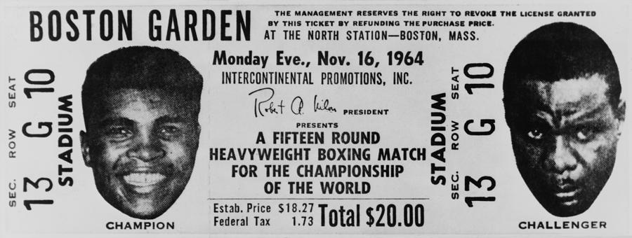 Ticket To World Championship Boxing Photograph by Everett