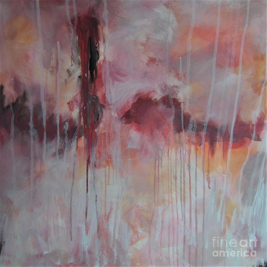 Tickled Pink 2 Painting by Kristen Abrahamson