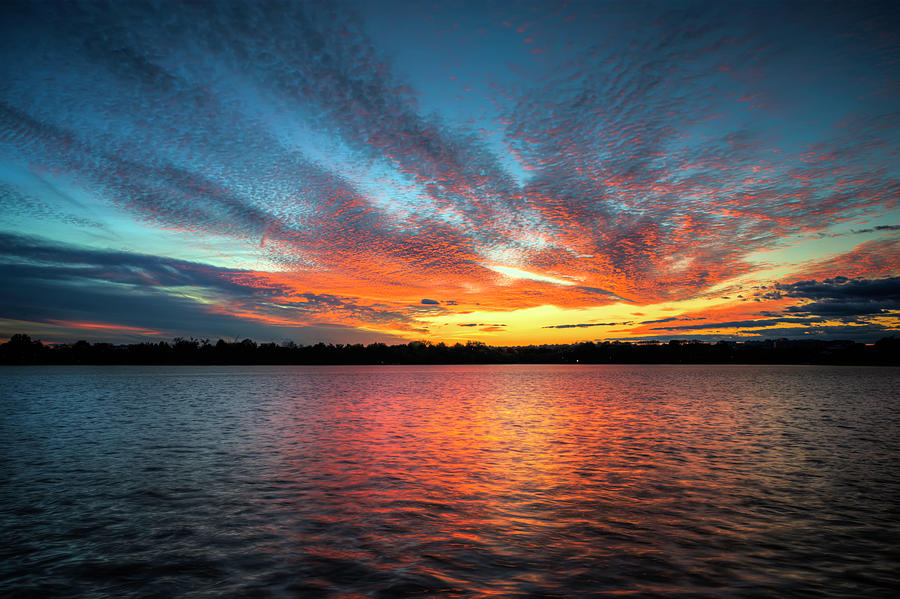 Tidal Basin Sunset Photograph by Ryan Wyckoff