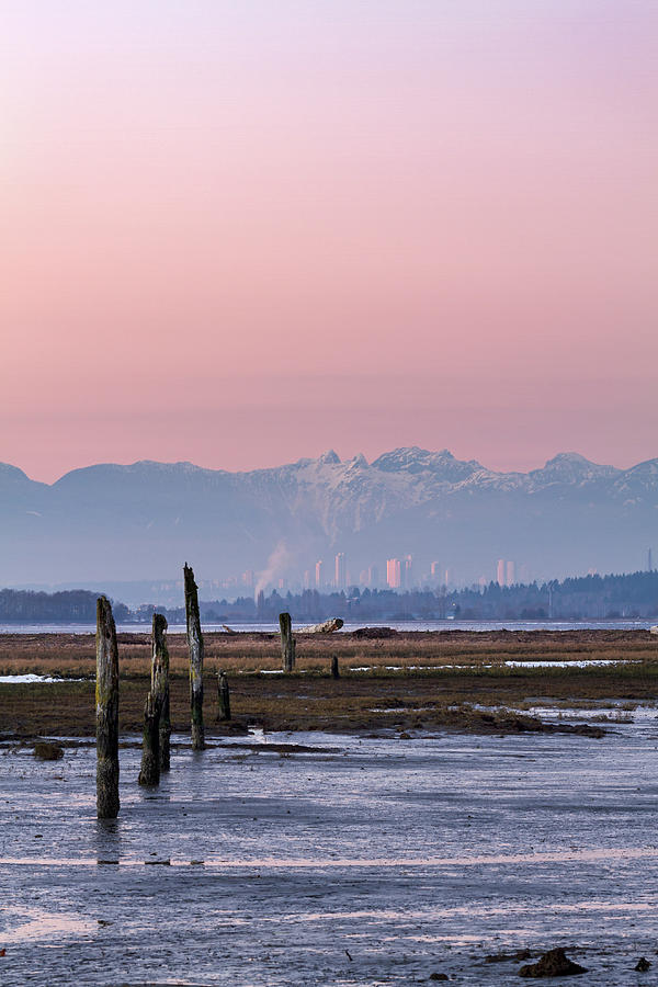 Tidal Flats at Crescent Beach Photograph by Michael Russell