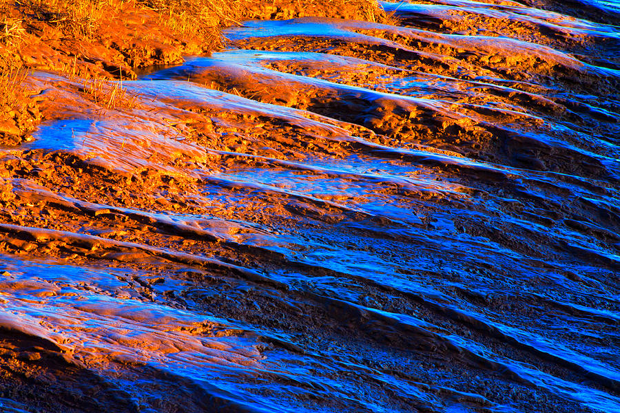 Tidal Mud Abstract #0269 Photograph by Irwin Barrett