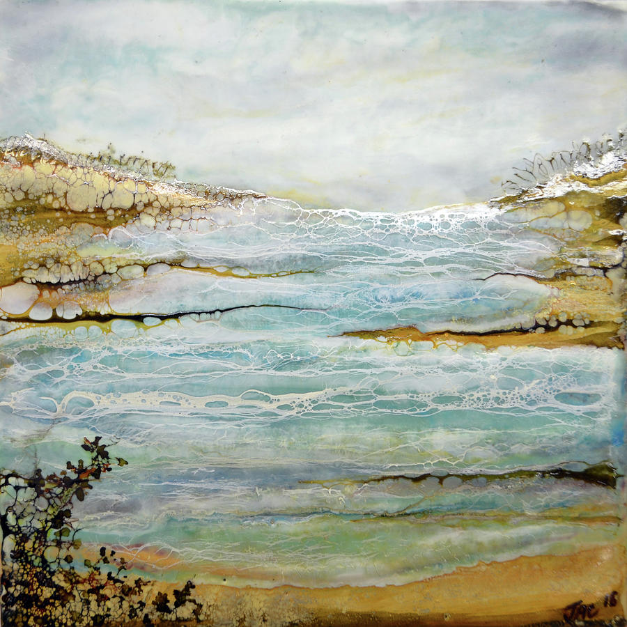 Tidal Pool 1 Painting by Jennifer Creech