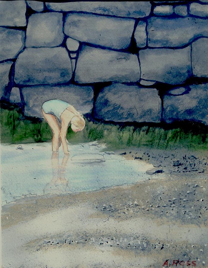 Tidal Pool Treasures Painting by Anthony Ross