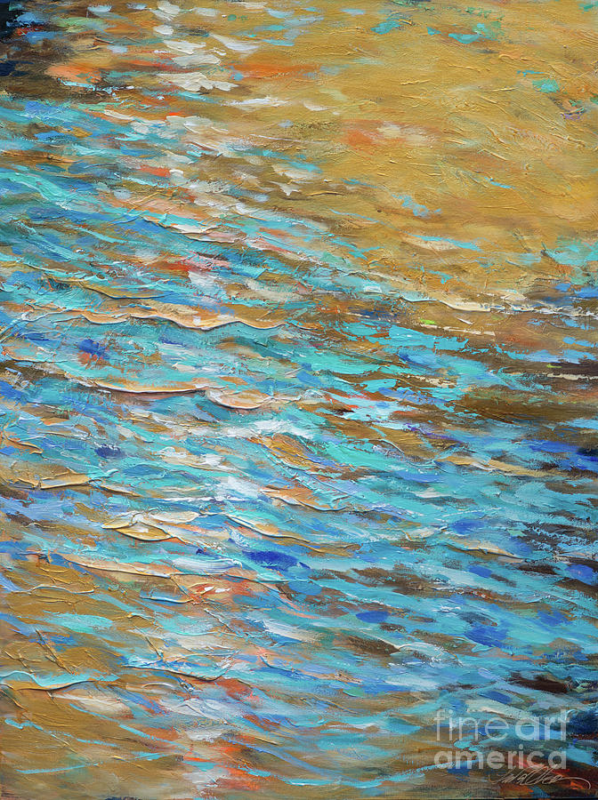 Tidal Reflections Painting by Linda Olsen