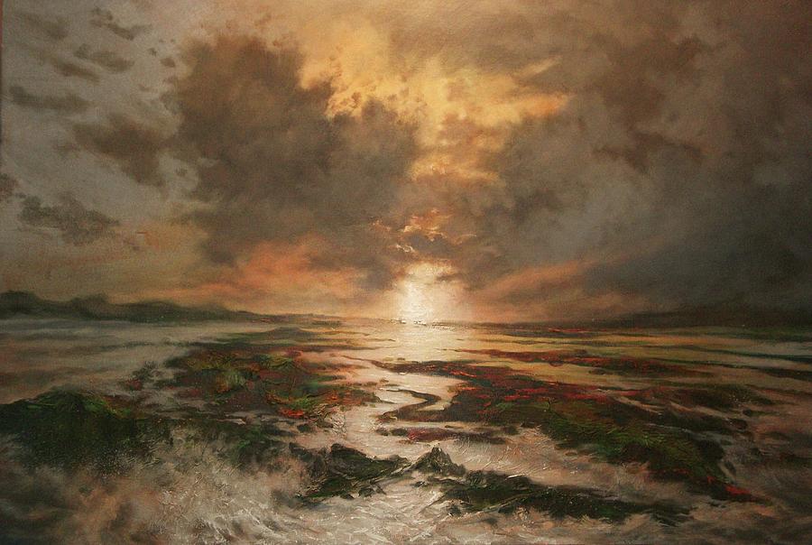 Tidal Waters Painting by Tom Shropshire