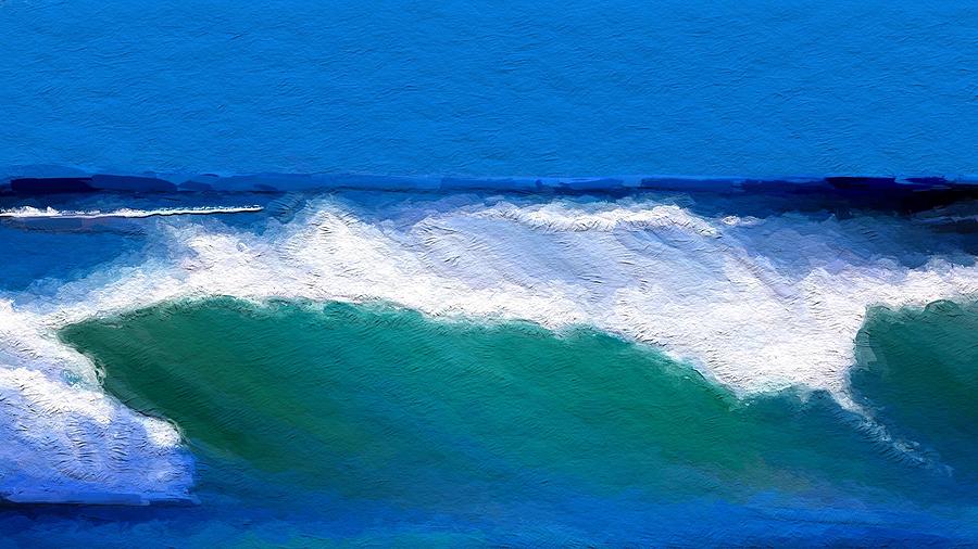 Tidal wave Digital Art by Anthony Fishburne