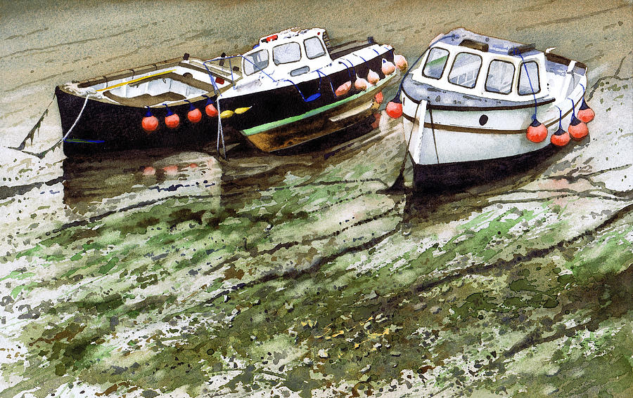 Tide out Painting by Paul Dene Marlor