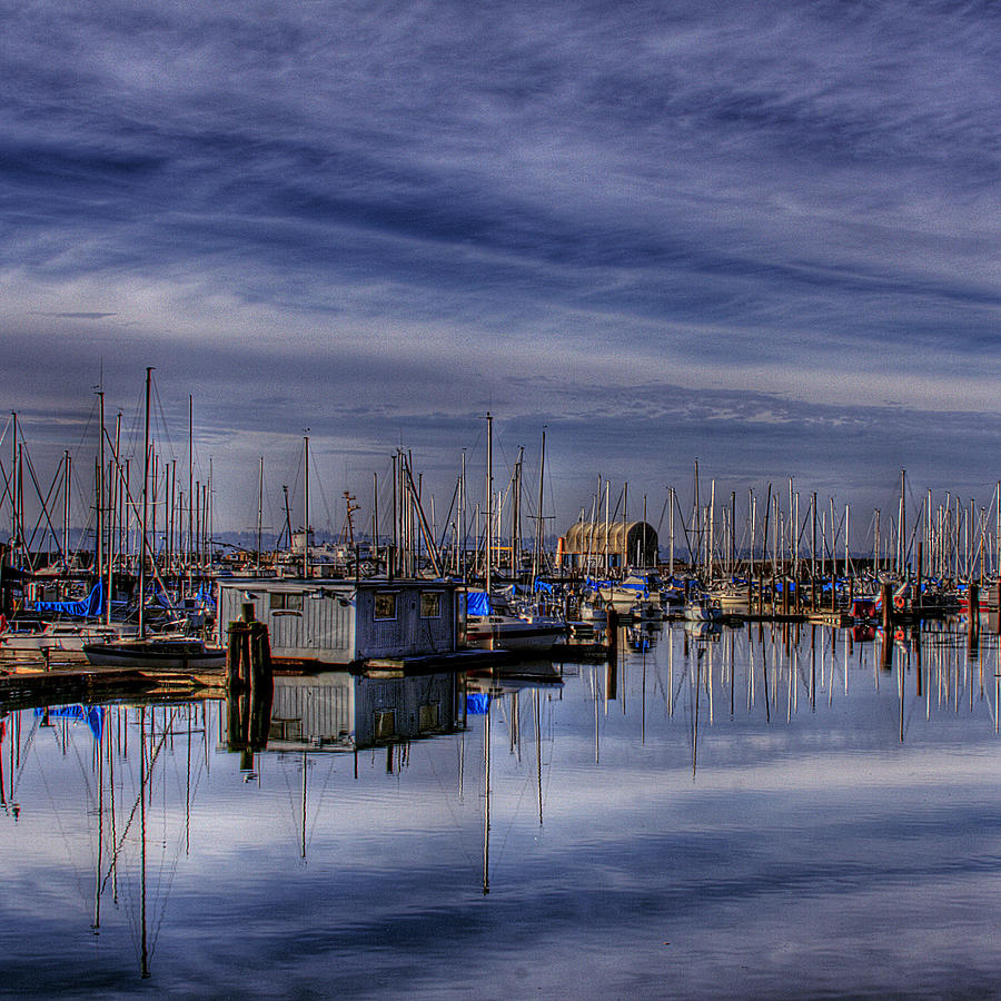 Boat Photograph - Tideflats Marina by David Patterson