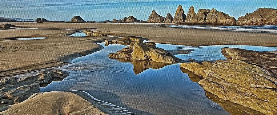 Tides Out At Seal Rock Beach Photograph by Thom Zehrfeld