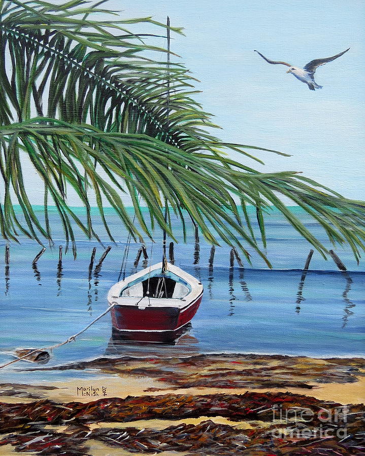 Tides Out Painting by Marilyn McNish