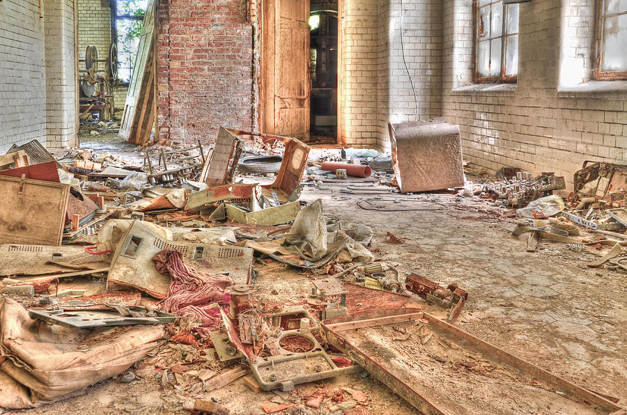 Sanatorium Photograph - Tidy Up by Marie Schleich Sanatorium Photograph - Tidy Up by Marie Schleich