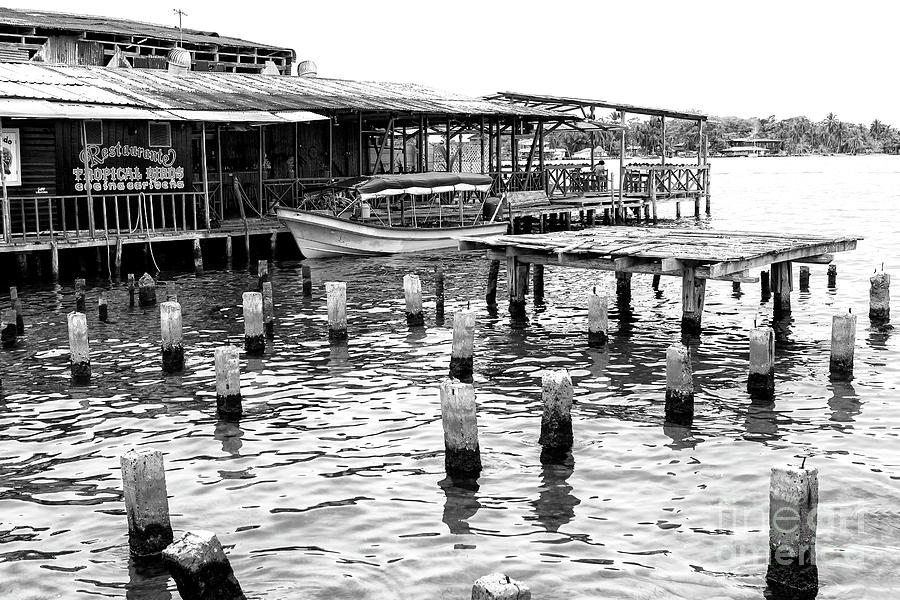 Tied Up at Bocas del Toro Photograph by John Rizzuto