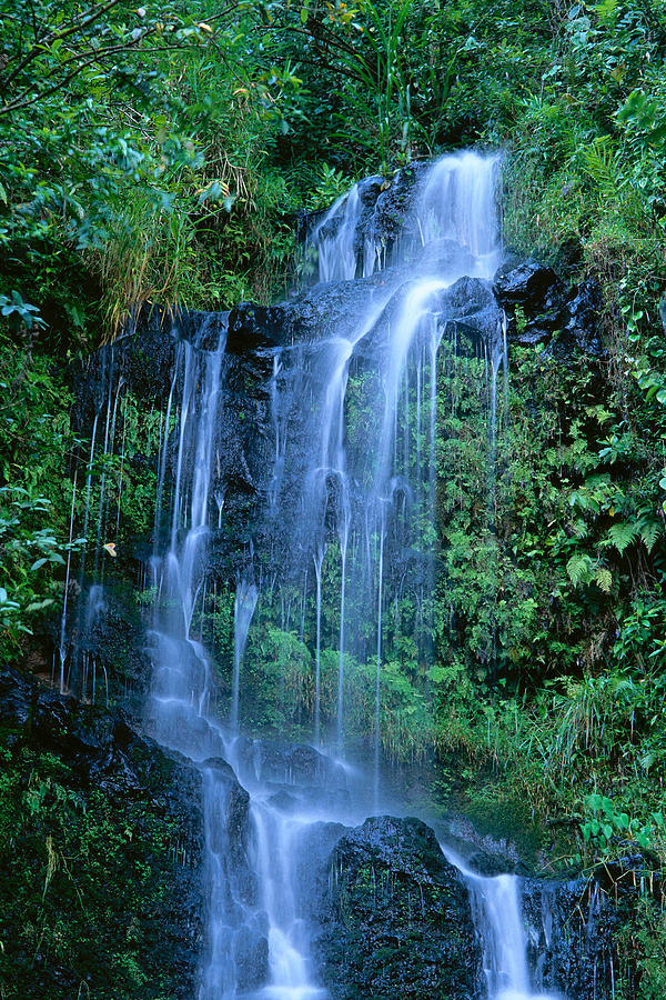 Tiered Waterfall Photograph by Bill Brennan - Printscapes