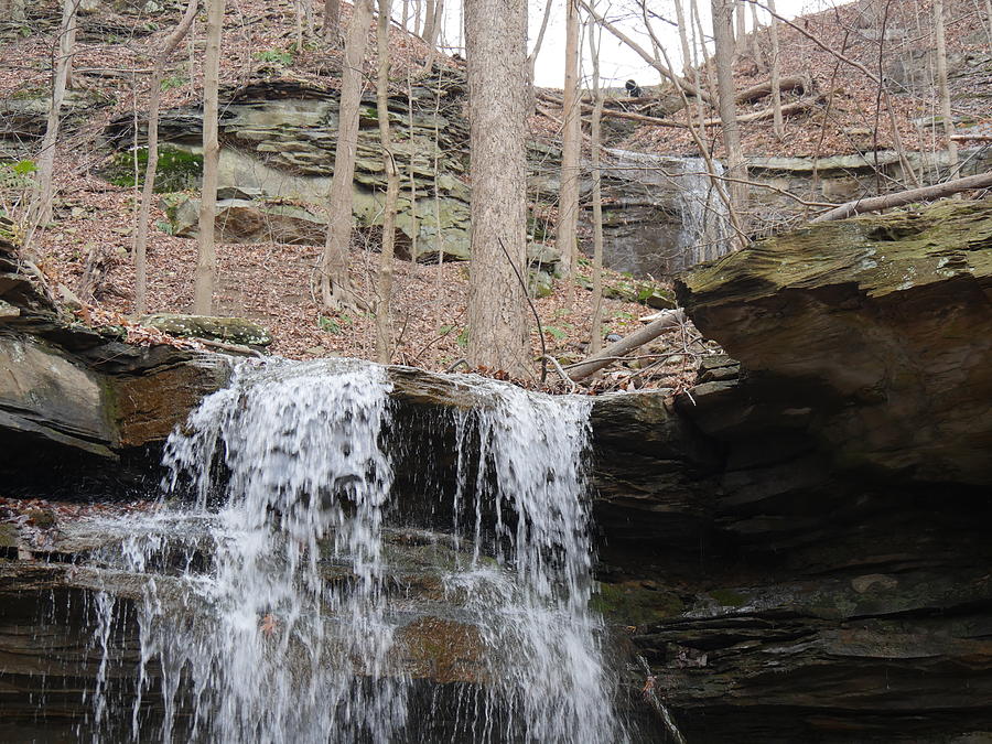 Waterfall Photograph - Tiered Waterfalls by Bill Helman Waterfall Photograph - Tiered Waterfalls by Bill Helman