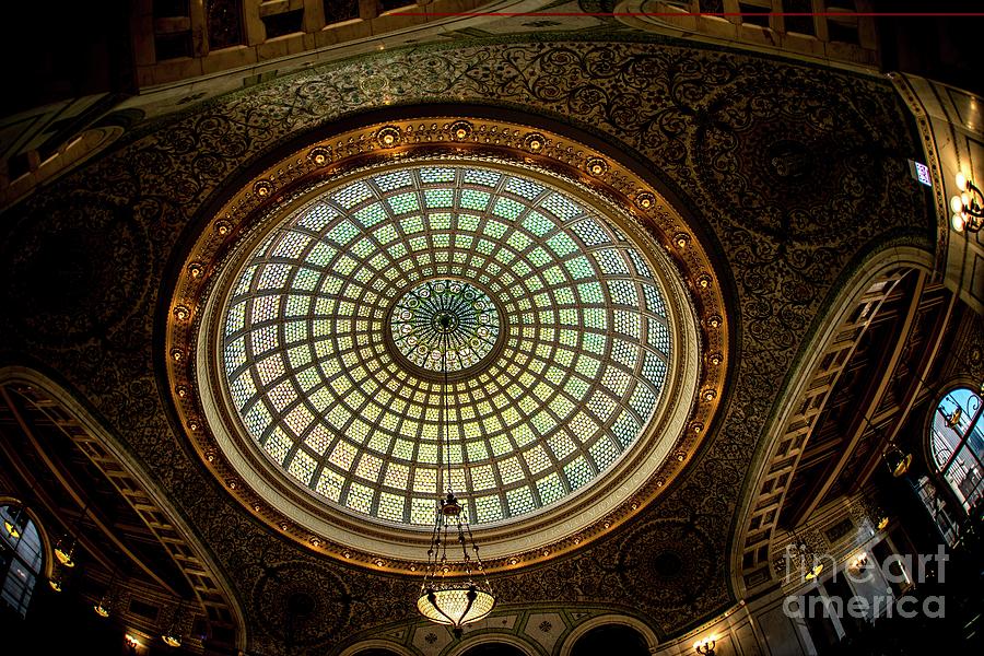 Tiffany Dome - Chicago Photograph by David Bearden