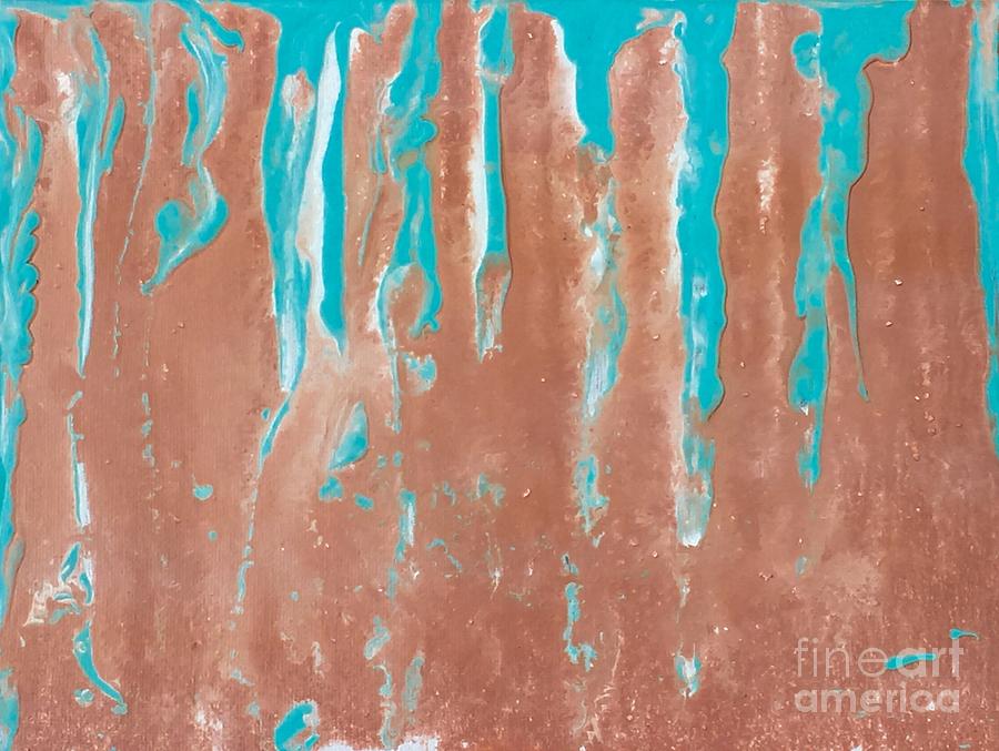 Tiffanys Rootbeer Float Painting by Buffy Heslin