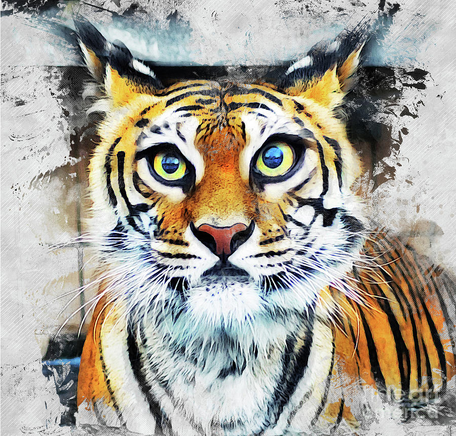 Tiger Art 1 Digital Art
