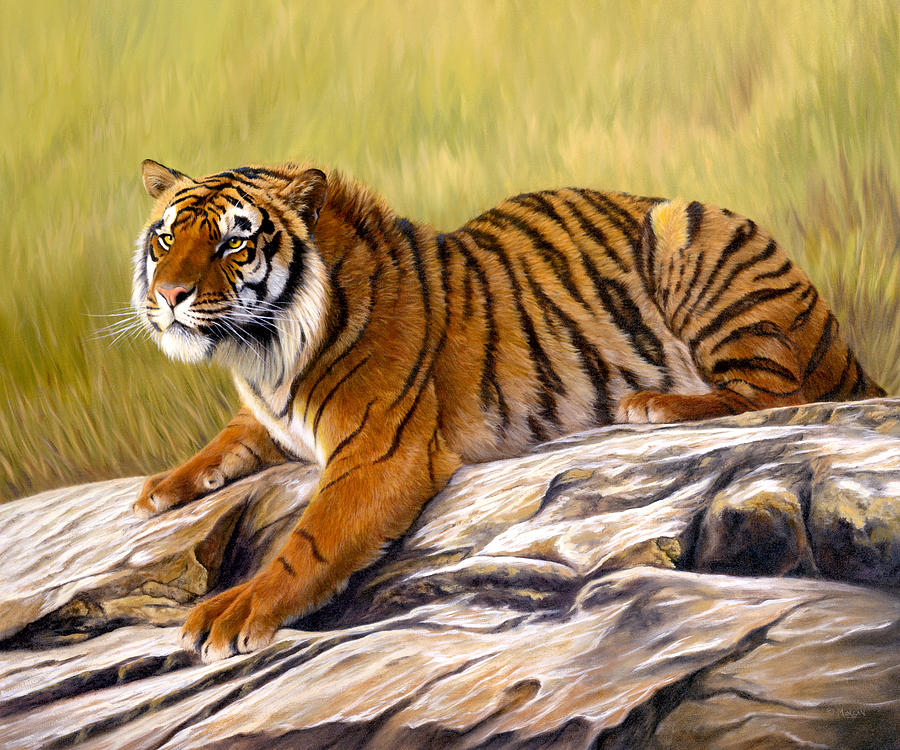 Jason Morgan Painting - Tiger Art - Jason Morgan by Jason Morgan