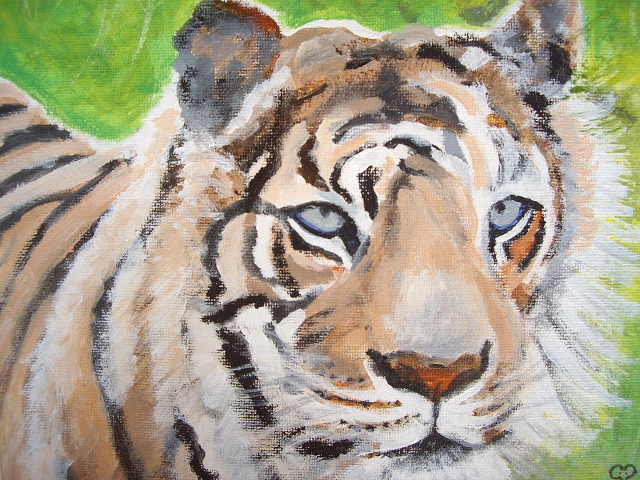Tiger Painting by Carole Robins