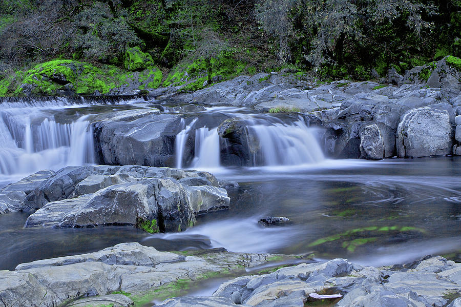Tiger Creek Reservoir Falls Photograph by SC Heffner