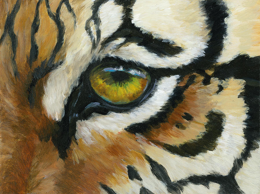 tiger eye painting