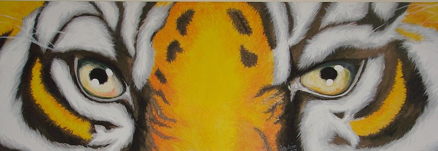 Tiger Painting - Tiger Eyes by Glory Fraulein Wolfe