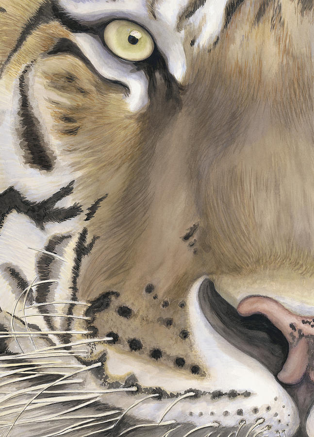 Tiger Face Painting by Patty Vicknair