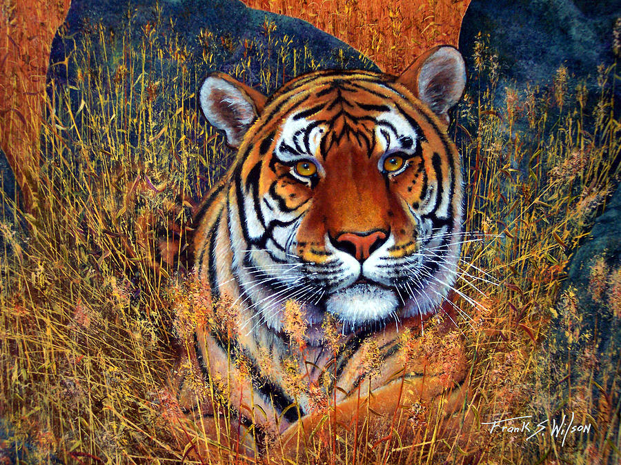 Tiger Painting by Frank Wilson
