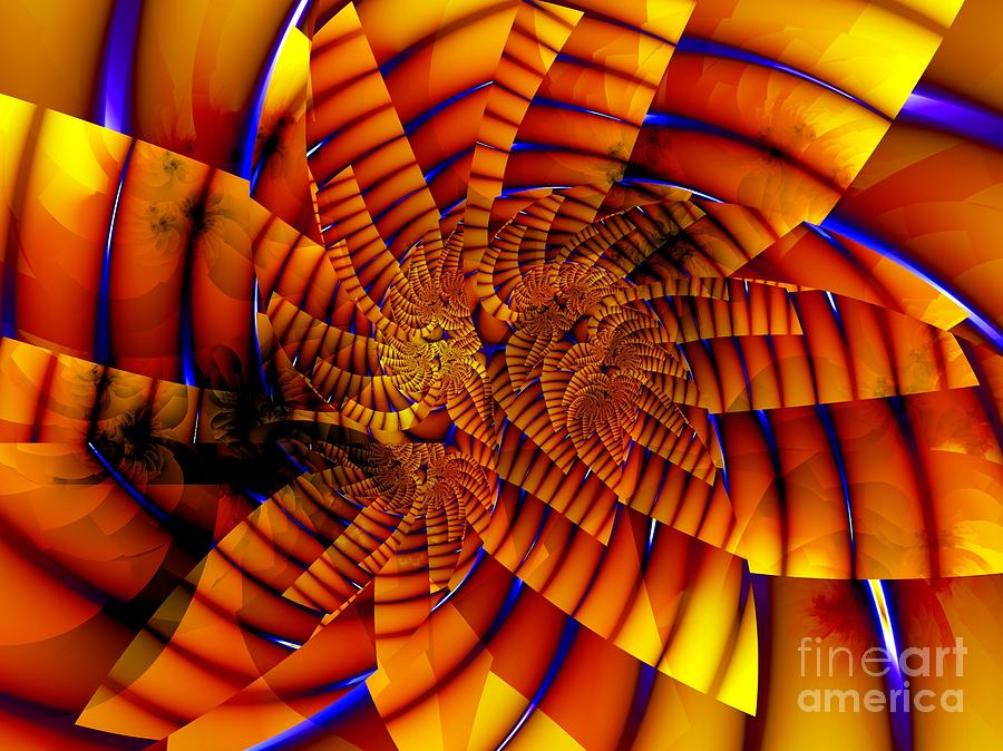 Flower Digital Art - Tiger Lily by Ron Bissett Flower Digital Art - Tiger Lily by Ron Bissett