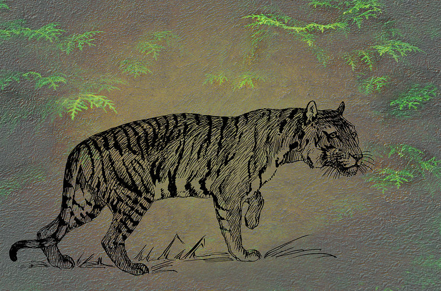 Tiger Mixed Media by Movie Poster Prints
