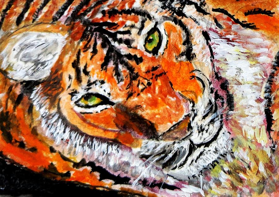 Look into My Eyes Painting by Anne Sands