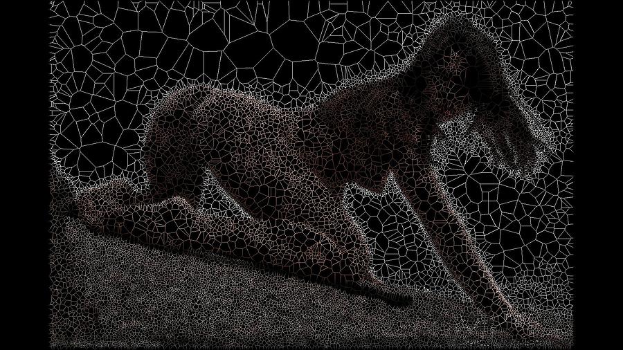 Tiger Sand Digital Art by Stephane Poirier