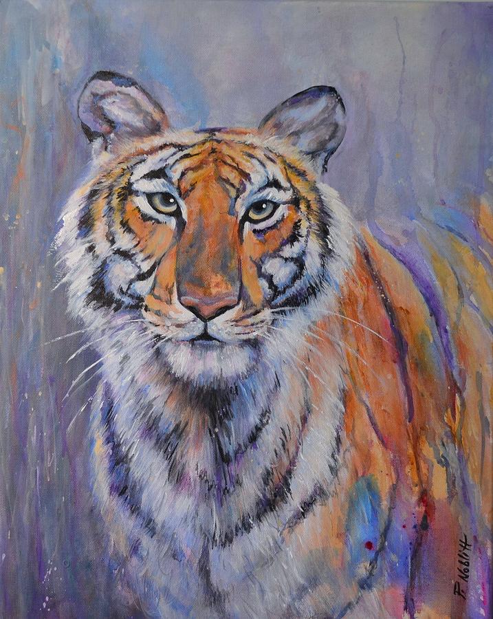 Tiger Secret Painting by Paula Noblitt - Fine Art America