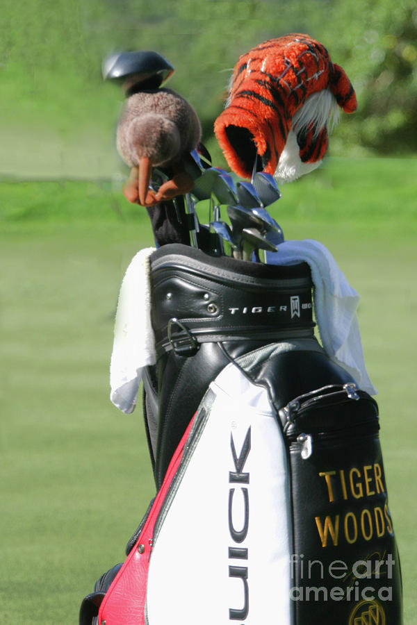 Tiger Woods Clubs  Photograph by Chuck Kuhn